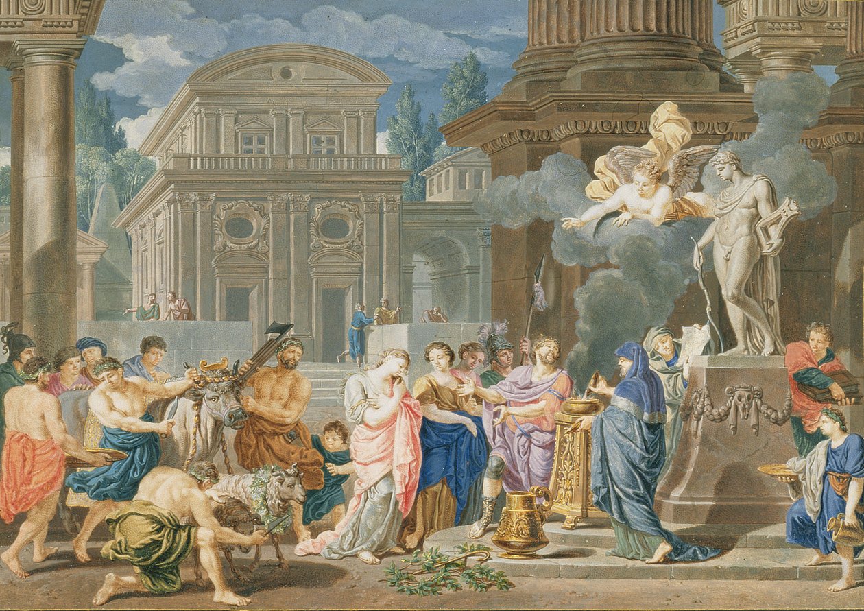 Ofiara Apolla, 1702 autorstwa Richard van Orley