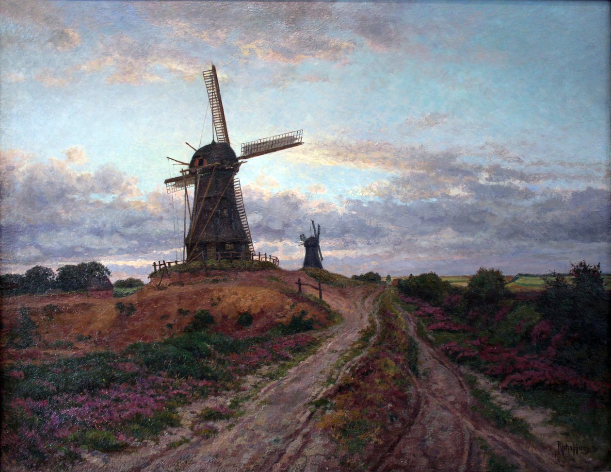 Margaret młyn Husum autorstwa Richard von Hagn  