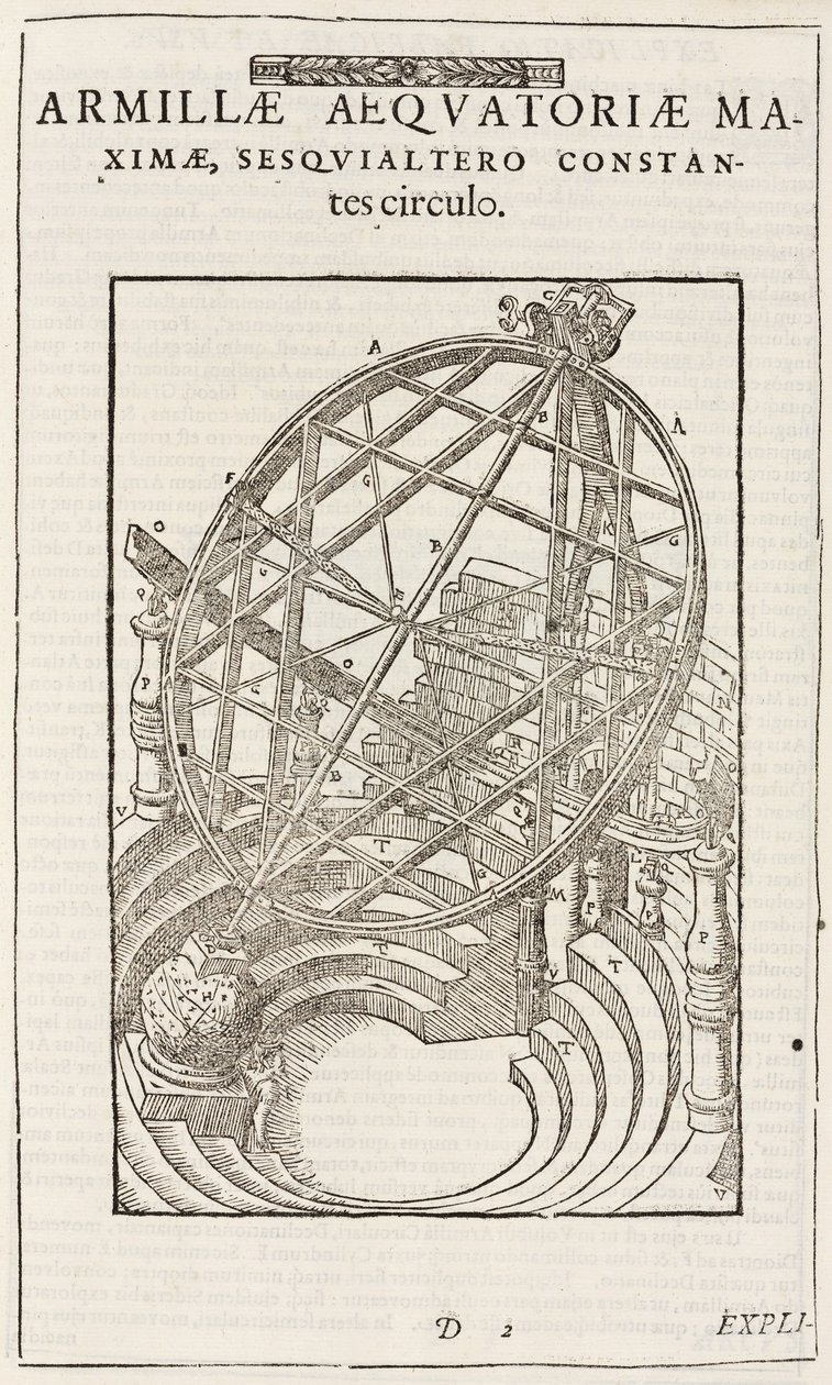 Koła równikowe Tycho Brahe, po 1580 autorstwa John Pardon