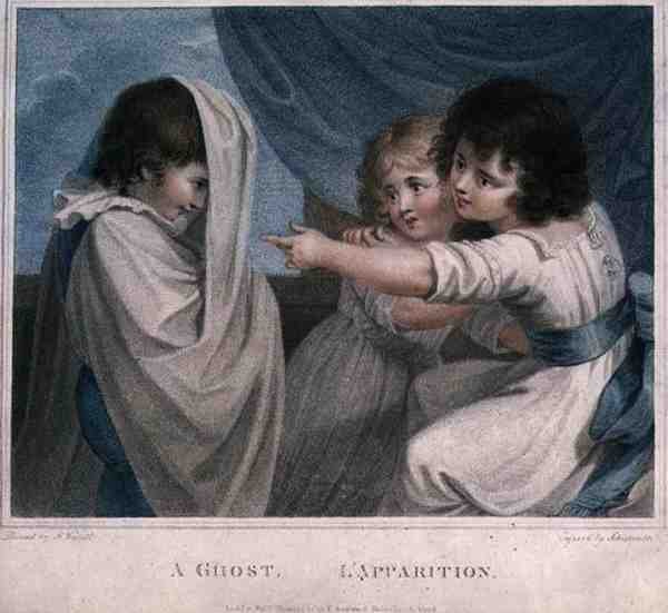 Duch, sztychowany przez Luigiego Schiavonettiego (1765-1810), wyd. T. Simpsona autorstwa Richard (after) Westall