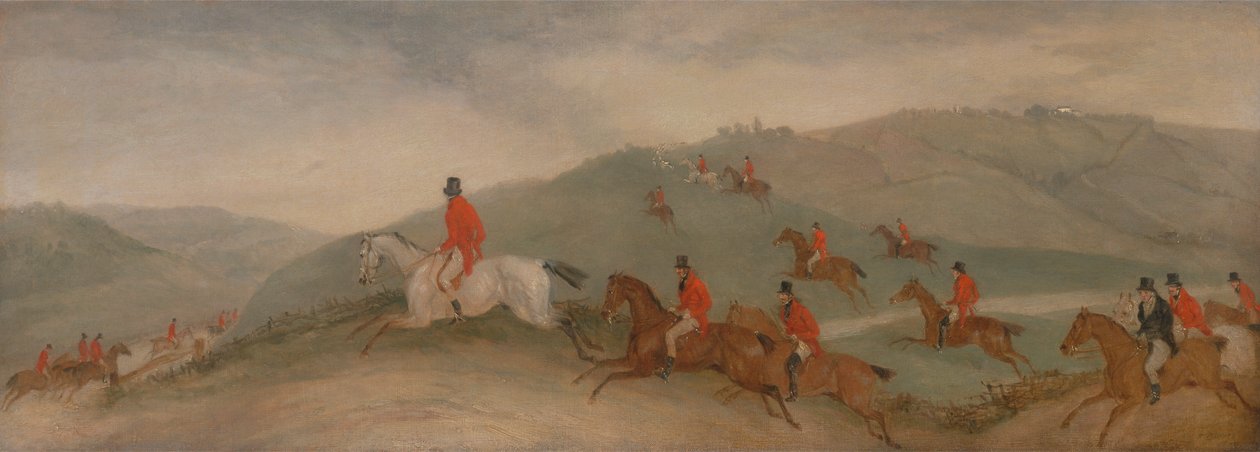 Foxhunting: Road Riders lub Funkers autorstwa Richard Barrett Davis