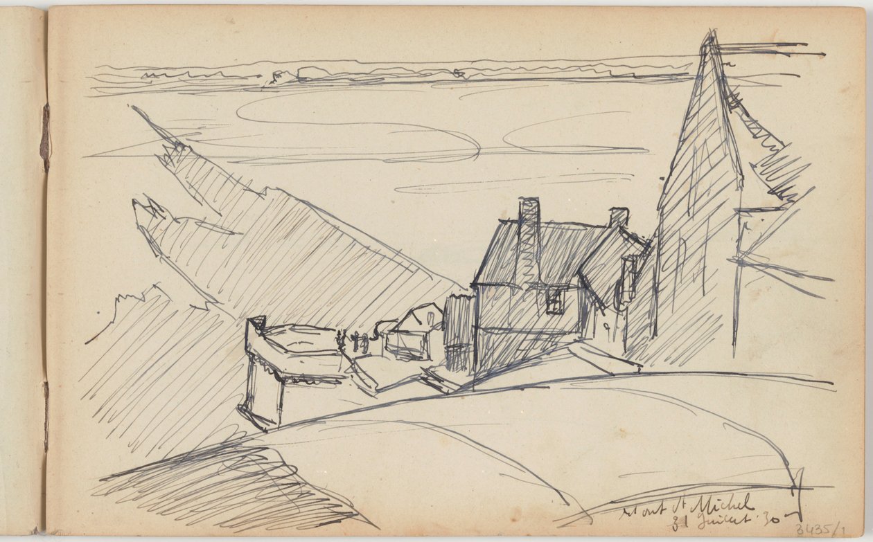 Mont-Saint-Michel autorstwa Richard Baseleer