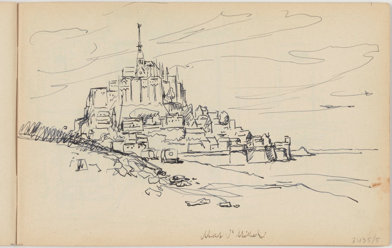 Mont-Saint-Michel autorstwa Richard Baseleer