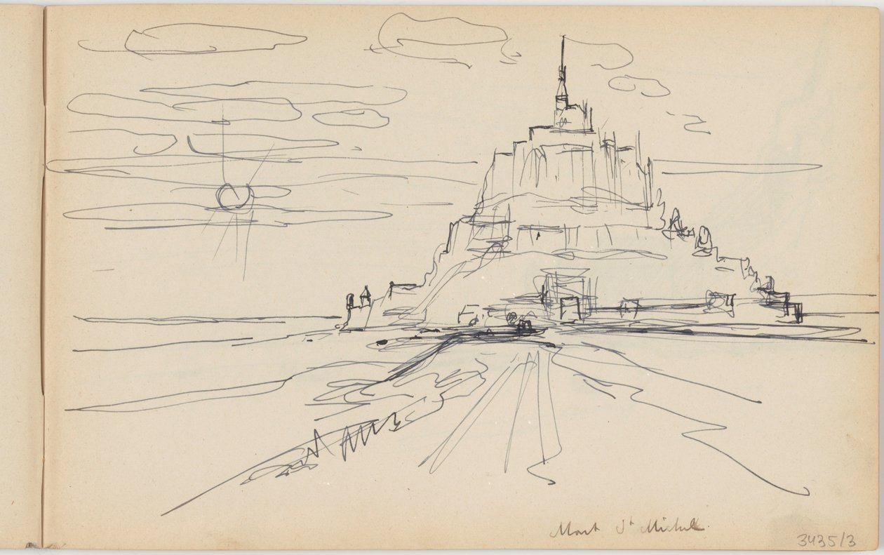 Mont Saint-Michel autorstwa Richard Baseleer