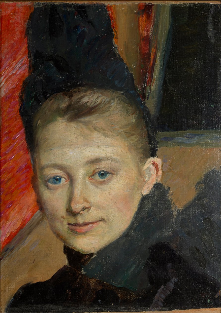 Portret pierwszej żony artysty z domu Klemming autorstwa Richard Bergh