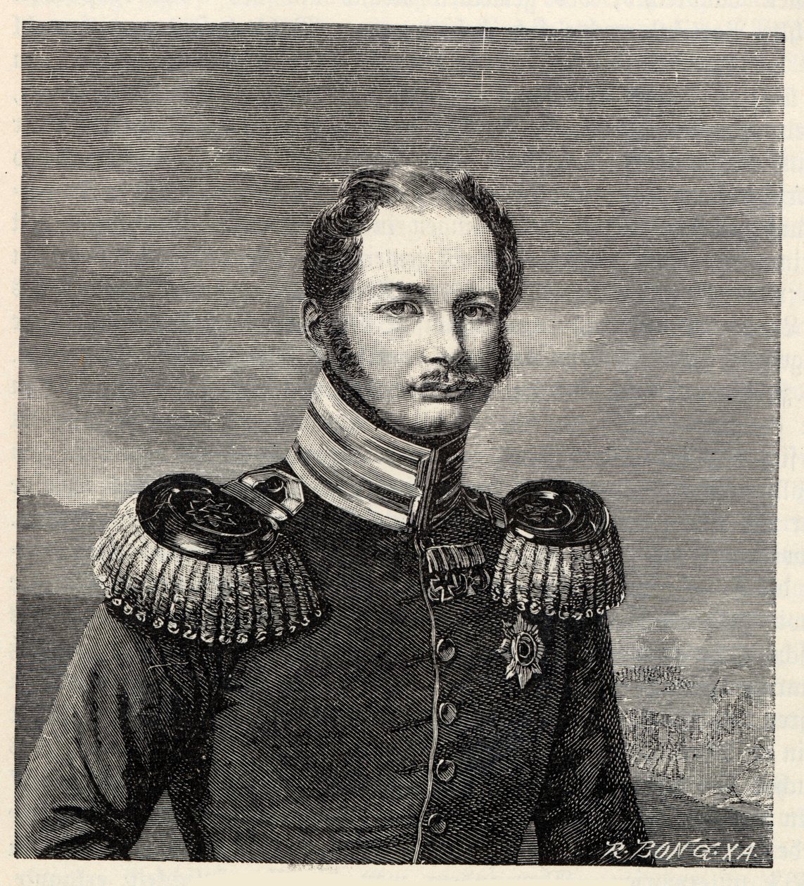 Książę Wilhelm Pruski 1797-1888, 1835. autorstwa Richard Bong