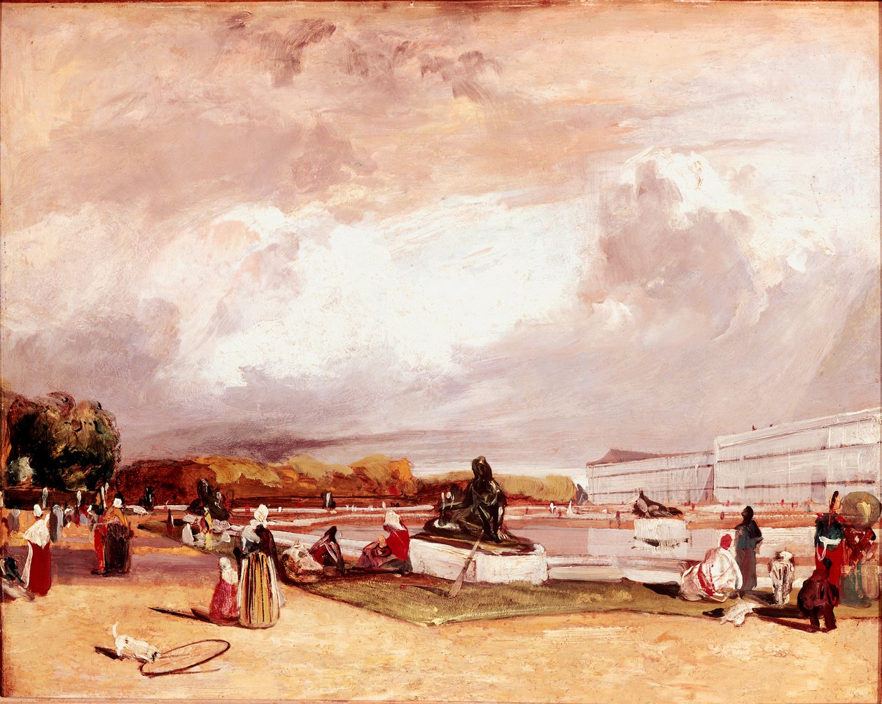 Parter wodny w Wersalu Obraz Richarda Parkesa Boningtona (1802-1828) Wymiary 42x52 cm Paryż, Luwr autorstwa Richard Bonington