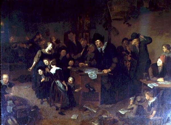 Wnętrze szkoły autorstwa Richard Brakenburg