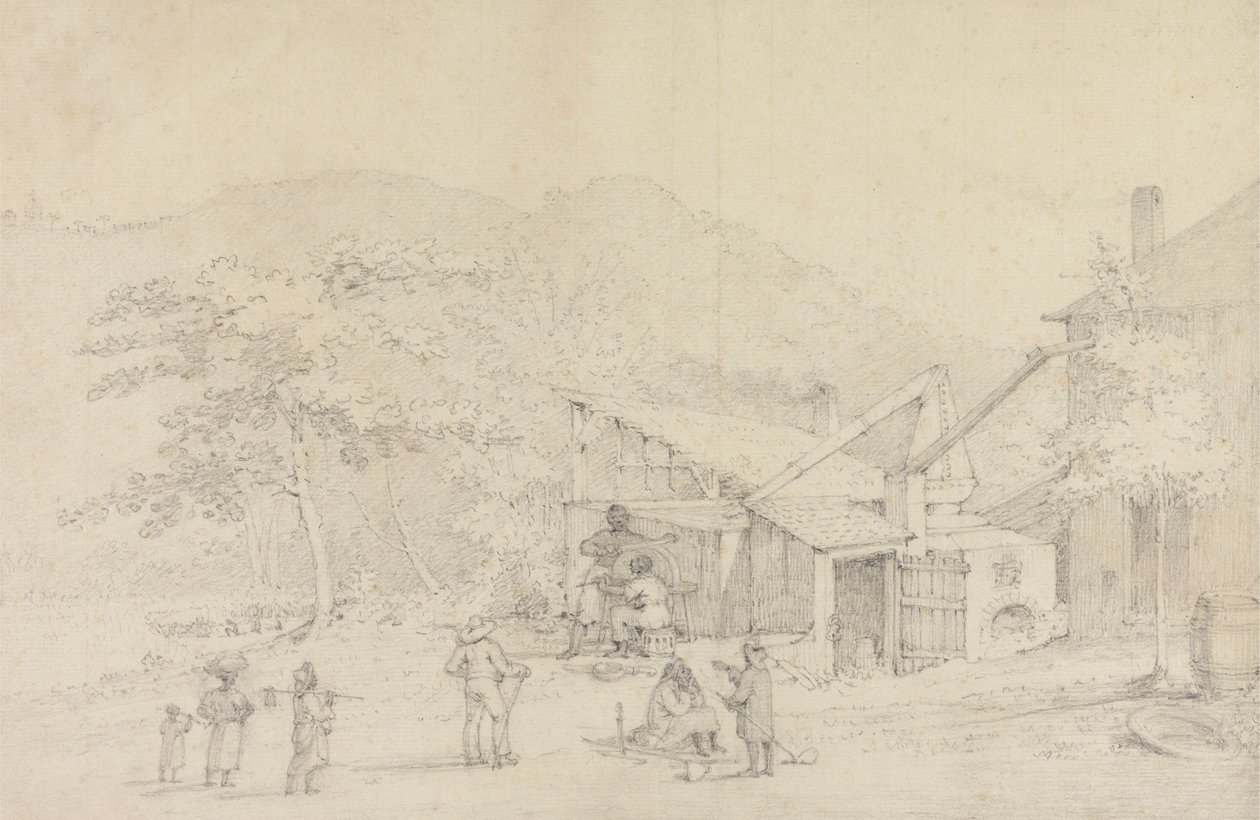 Przygotowania do pola, Trynidad autorstwa Richard Bridgens