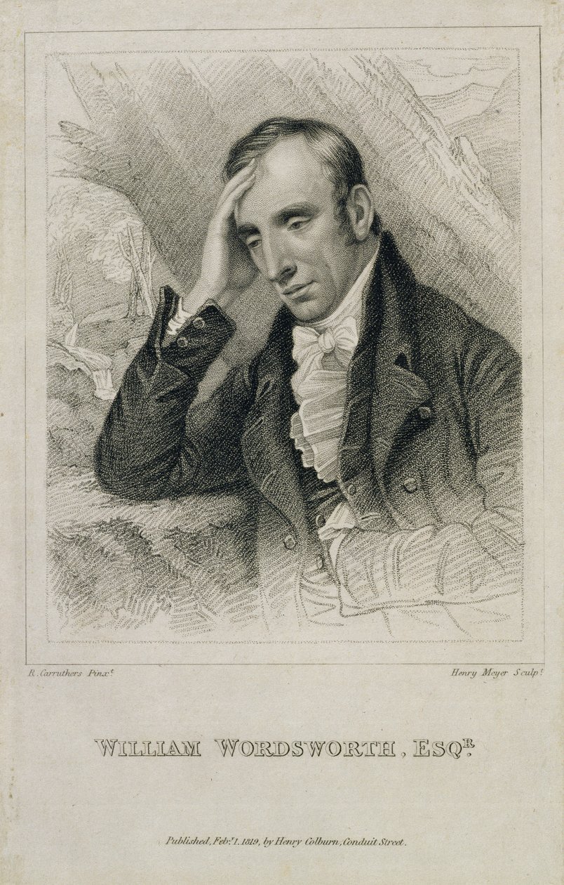 William Wordsworth (1770-1850), grawerowany przez Henry