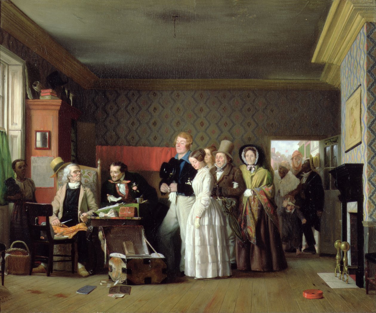 Wesele Żeglarza, 1852 (olej na tkaninie) autorstwa Richard Caton Woodville