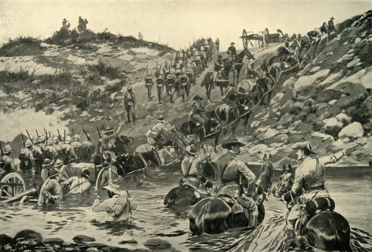 „Od Frere do Chieveley – trudności w transporcie”, 1900. autorstwa Richard Caton Woodville II