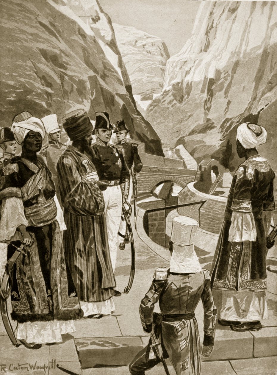 Brytyjczycy przejęli Aden, 1879, ilustracja z „Hutchinson