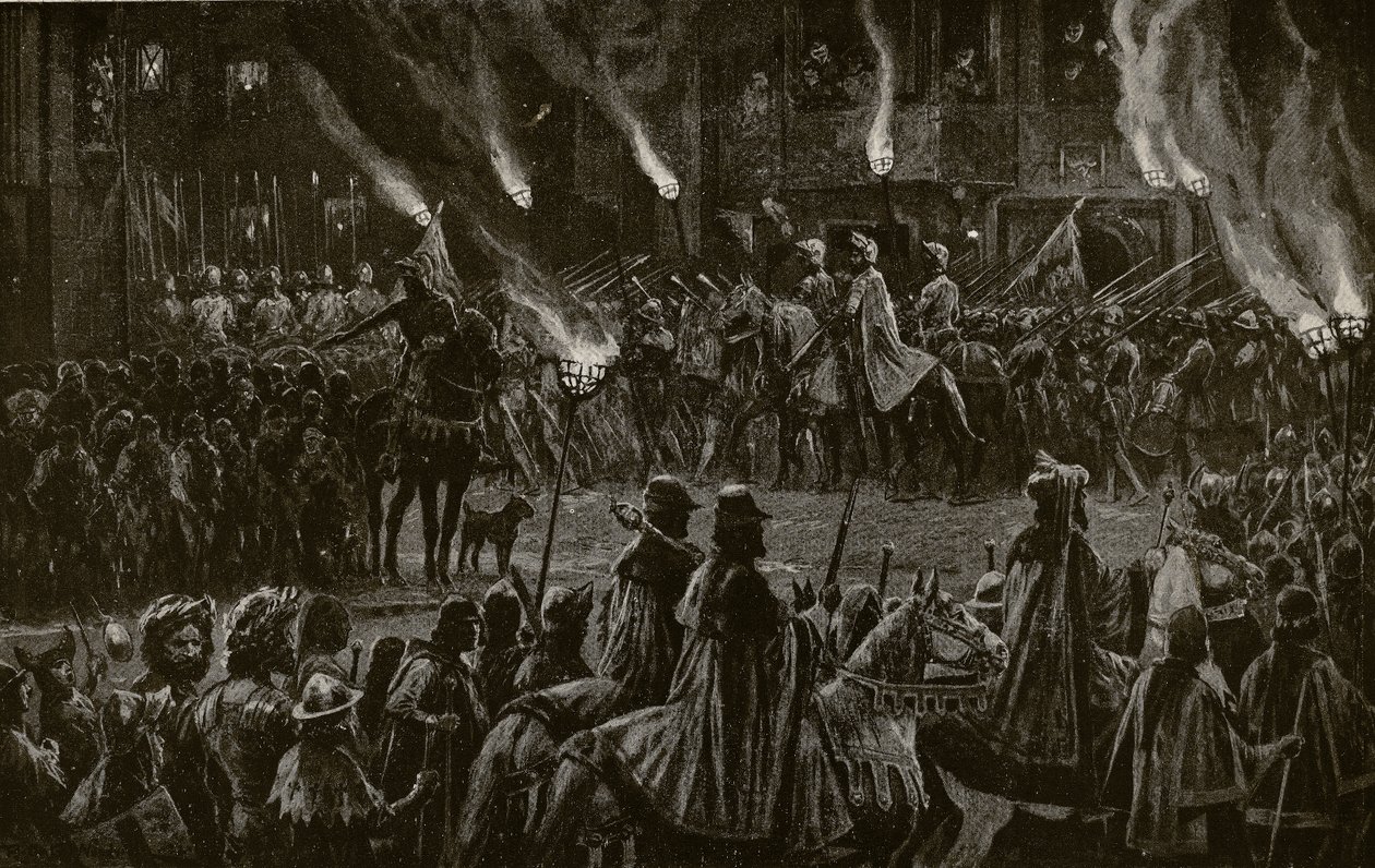 The Marching Watch, ilustracja z „Hutchinson