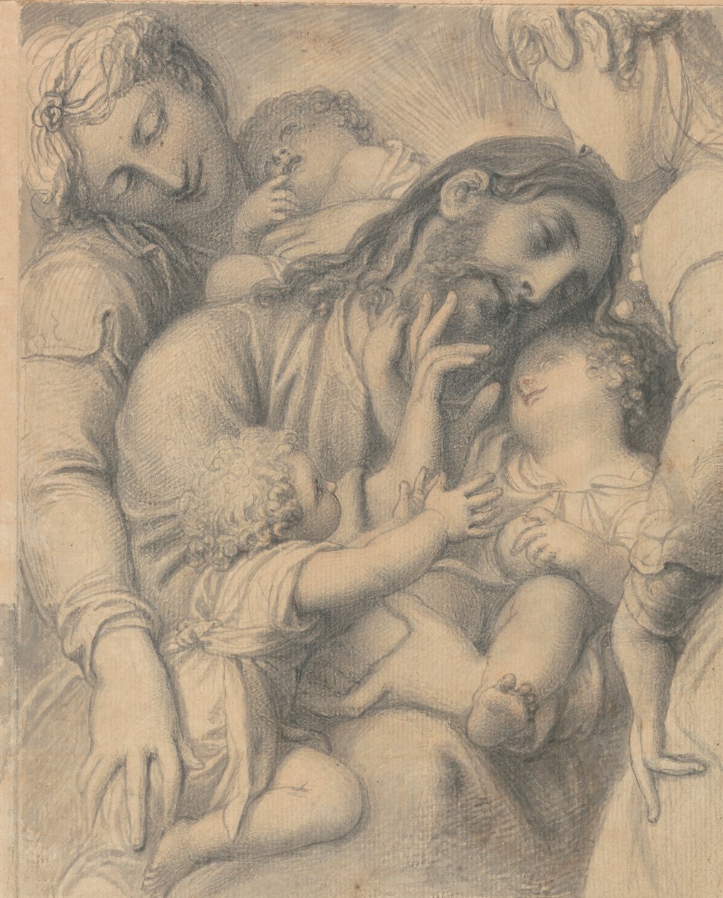 Chrystus Błogosławiący Małe Dzieci autorstwa Richard Cosway
