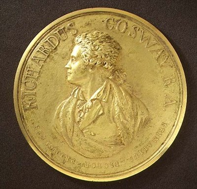 Medal za portret artysty (brąz) autorstwa Richard Cosway