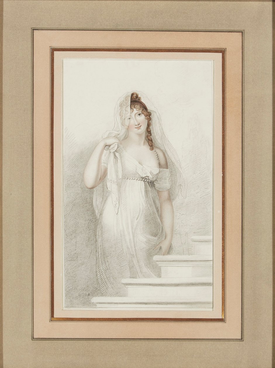 Portret Madame Recamier 1777-1849. autorstwa Richard Cosway