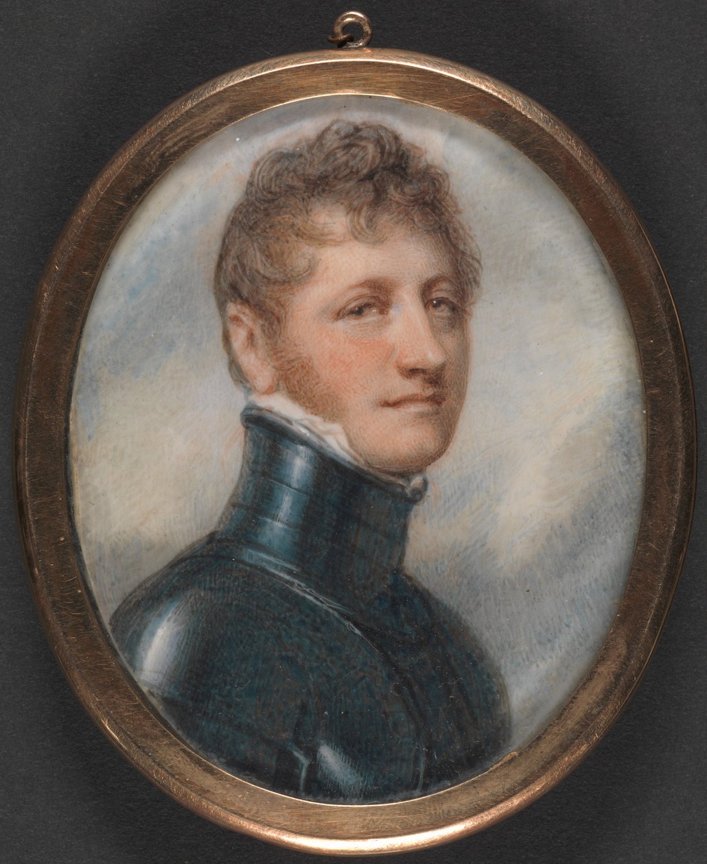 Portret mężczyzny w zbroi autorstwa Richard Cosway