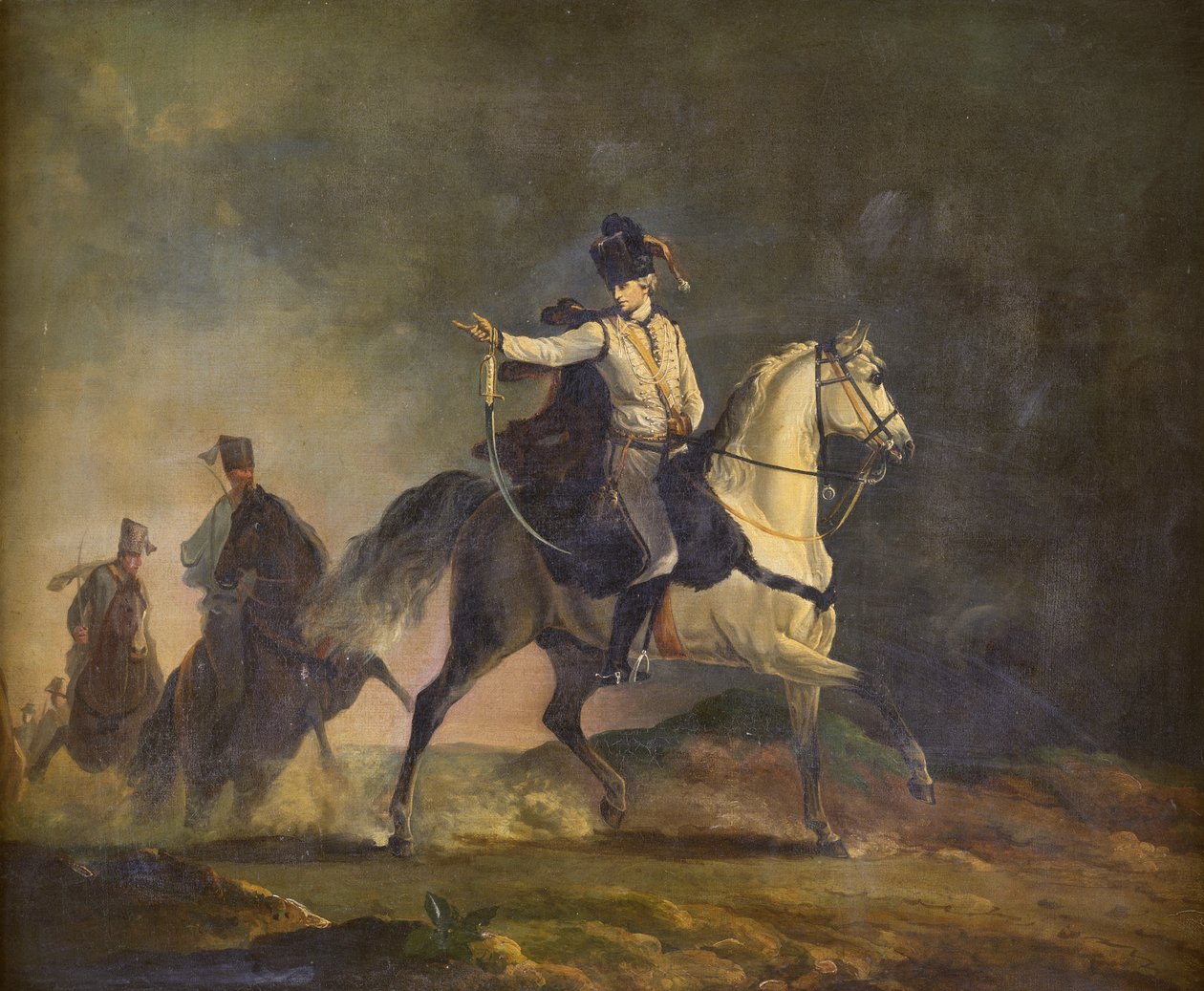 Hrabia Ancram na ładowarce, ok. 1773 (olej na płótnie) autorstwa Richard Cosway