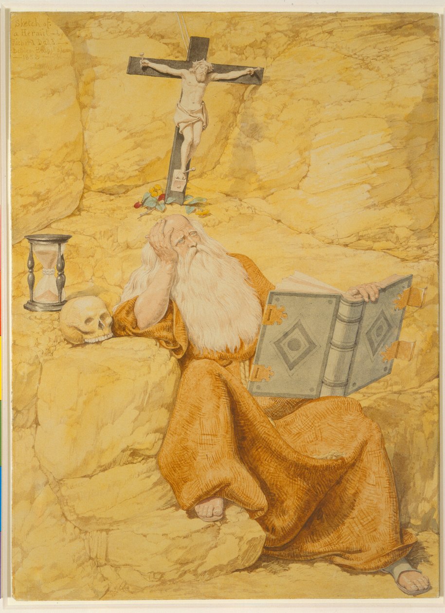 Pustelnik, 1853 autorstwa Richard Dadd