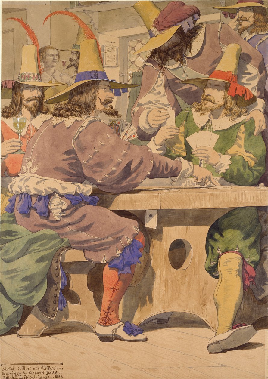 Gry, połowa XIX wieku autorstwa Richard Dadd
