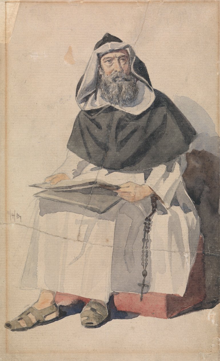 Portret mnicha autorstwa Richard Dadd