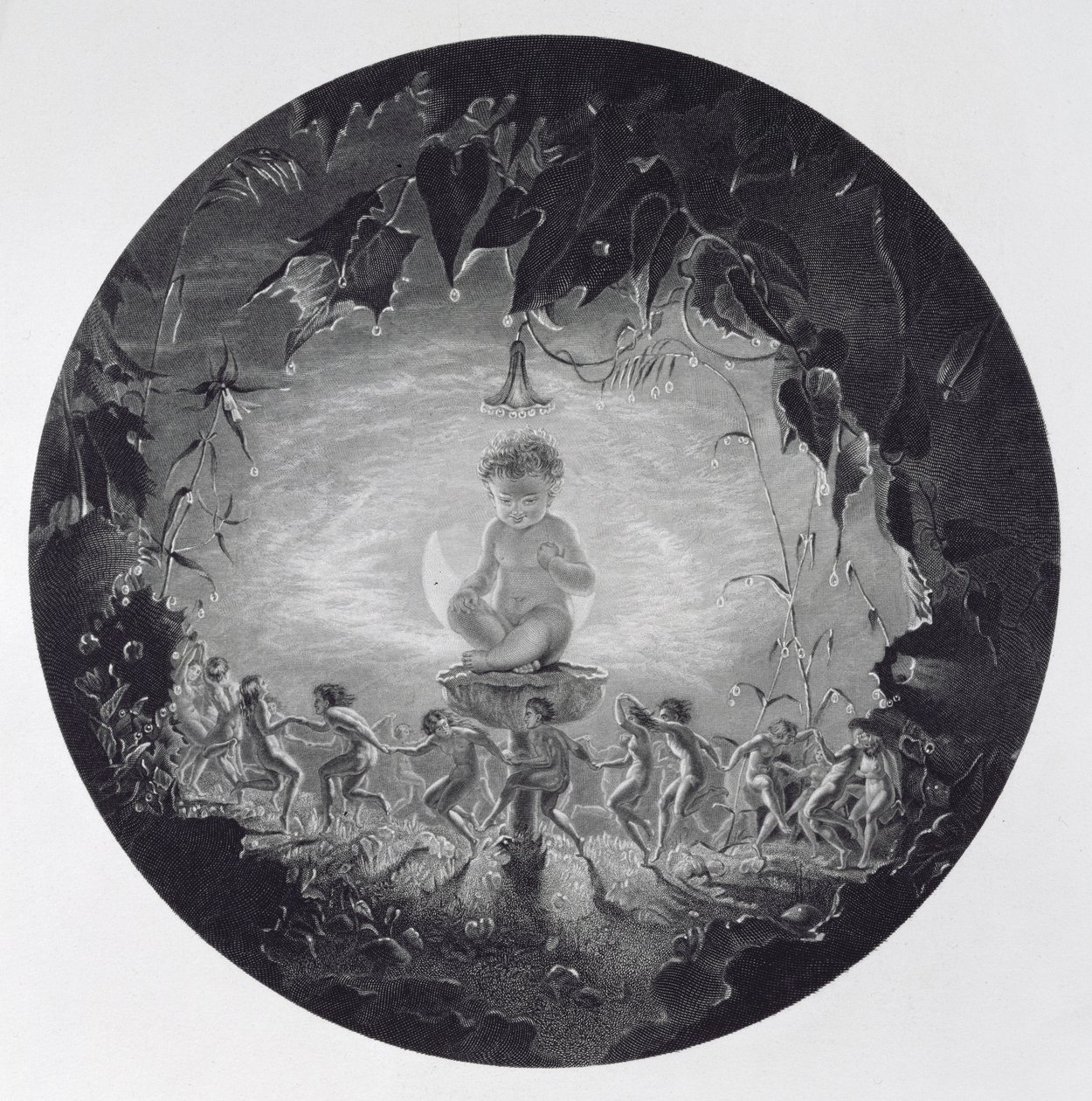 Puck and the Fairies, grawerowane przez William Home Lizars (1788-1859) autorstwa Richard Dadd