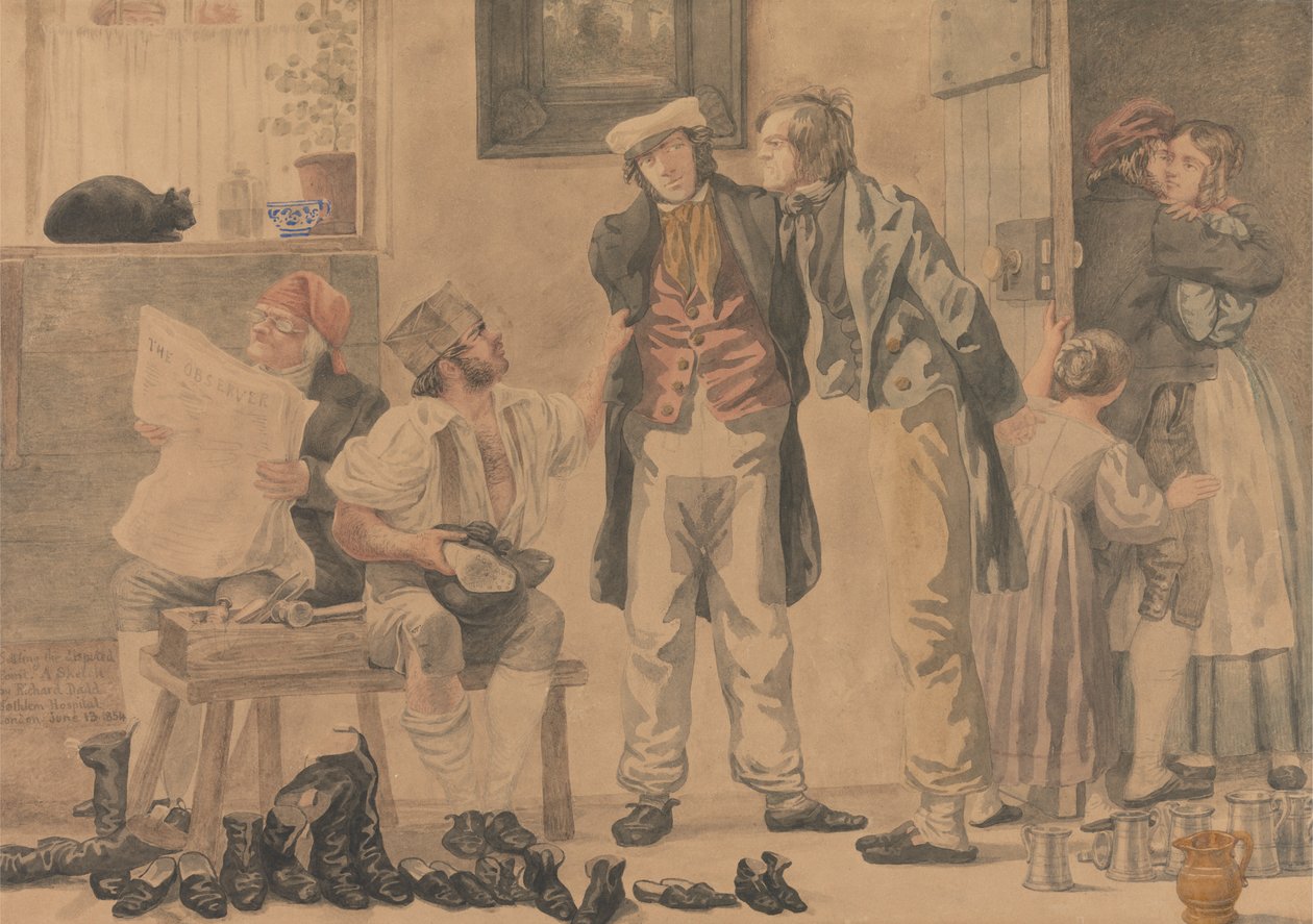Rozstrzygnięcie spornego punktu autorstwa Richard Dadd