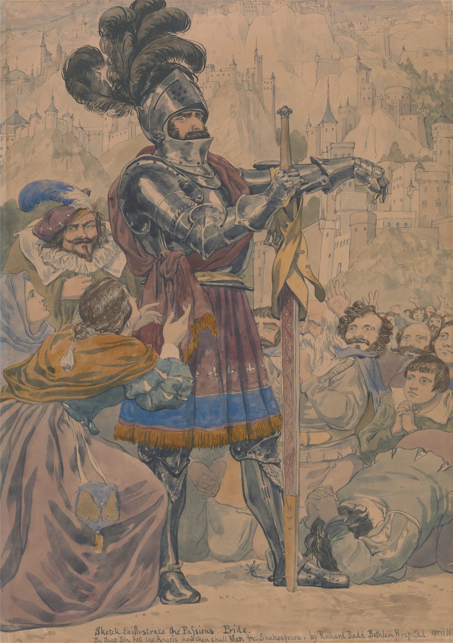 Szkic dla pasji: duma autorstwa Richard Dadd