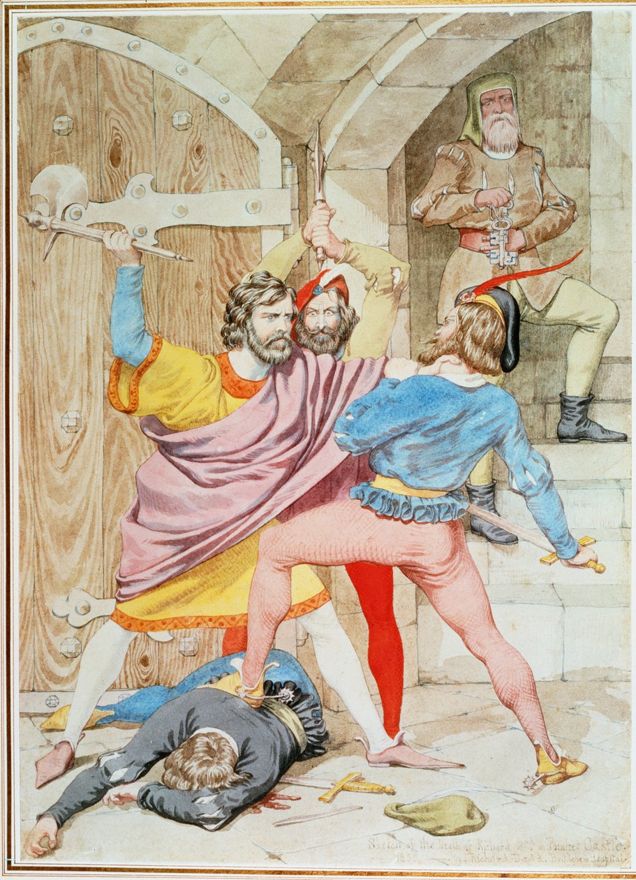 Śmierć Ryszarda II, 1852 r. autorstwa Richard Dadd