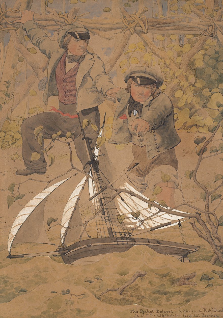 Pakiet opóźniony, 1854 autorstwa Richard Dadd