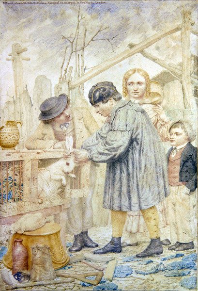 Królicza zagroda autorstwa Richard Dadd