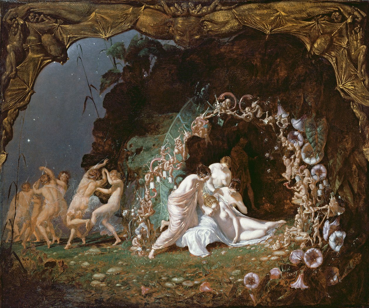 Tytania Śpiąca autorstwa Richard Dadd