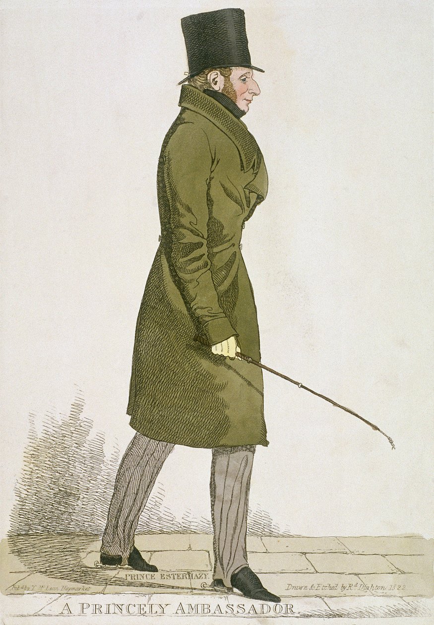 „Ambasador Książęcy”, 1822 r. autorstwa Richard Dighton