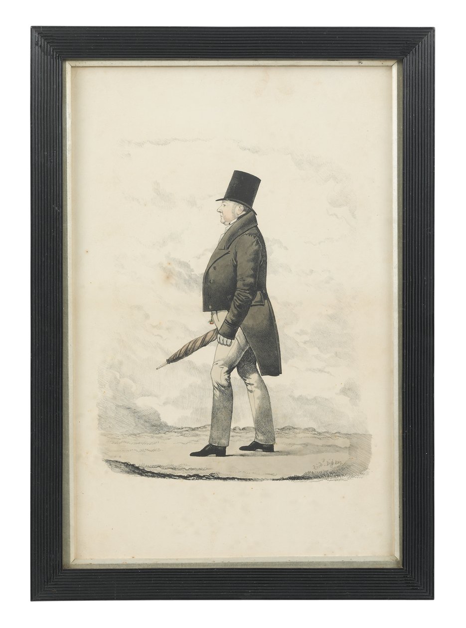 Henry Lygon, 4. hrabia Beauchamp (w/c i ołówek na papierze) autorstwa Richard Dighton
