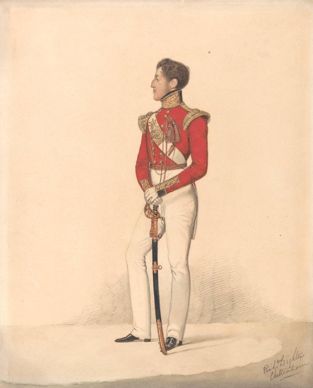 Lord Henry Charles Capel Somerset, 5 Lekka Piechota - Cheltenham autorstwa Richard Dighton