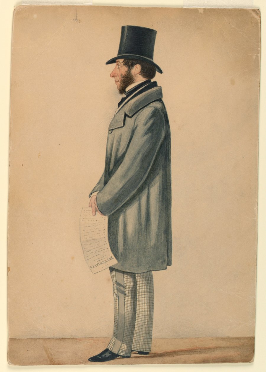 Portret nieznanego mężczyzny autorstwa Richard Dighton