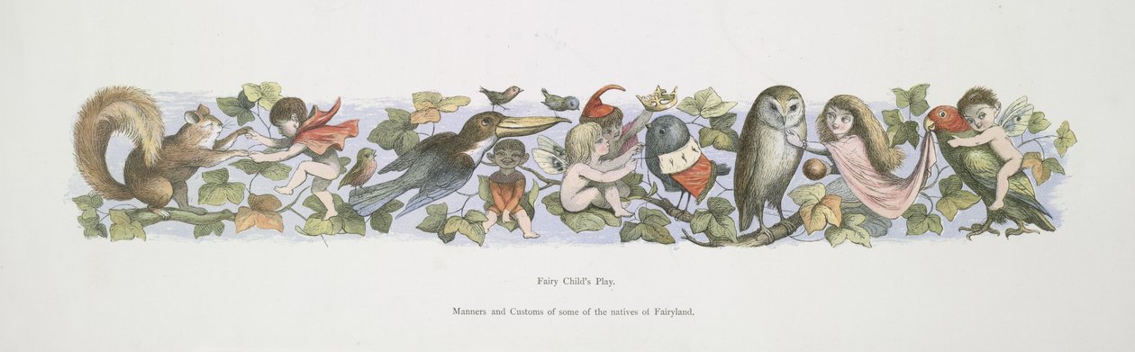 Bajkowa zabawa dla dzieci autorstwa Richard Doyle