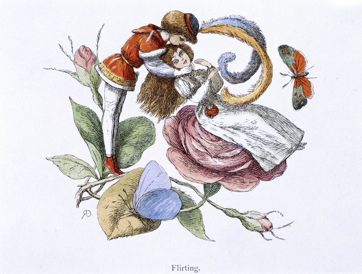 Flirtuje autorstwa Richard Doyle