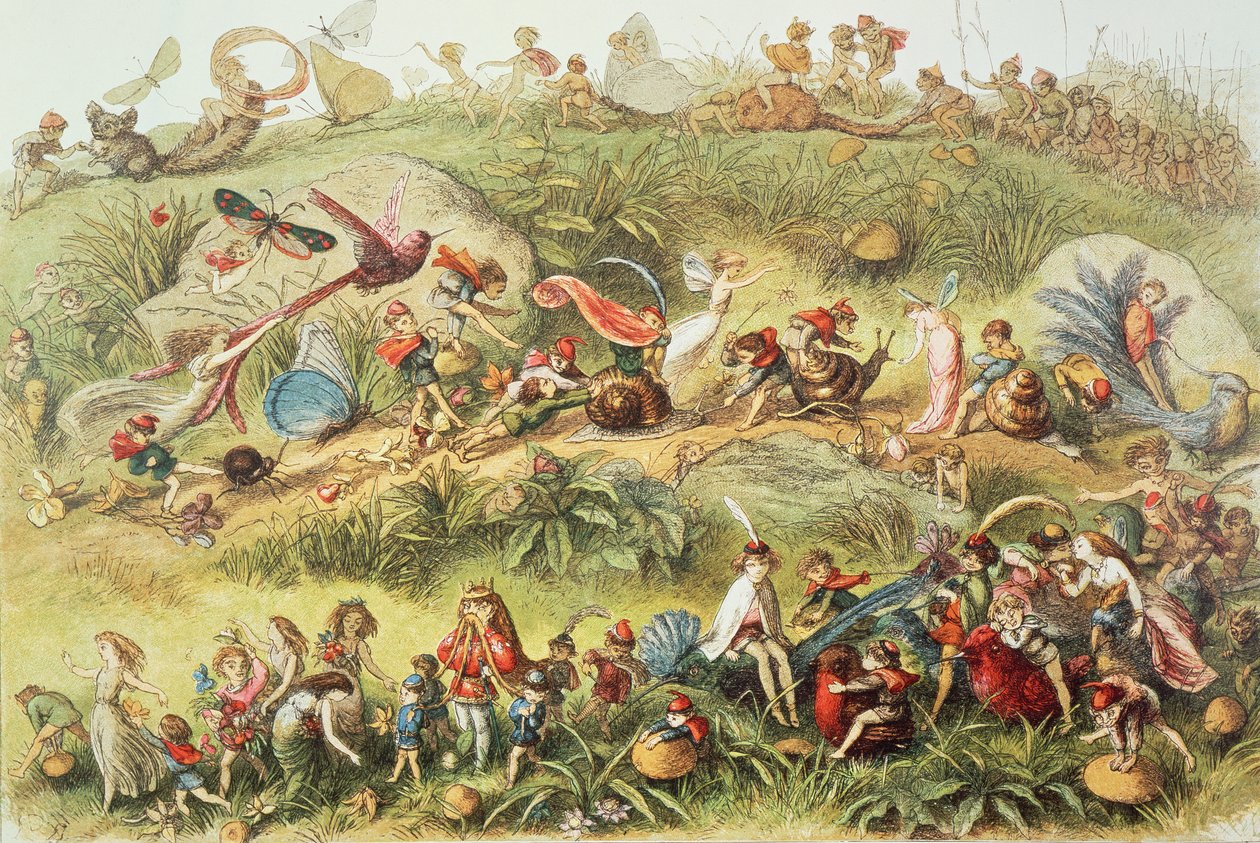 Triumfalny Marsz Króla Elfów autorstwa Richard Doyle