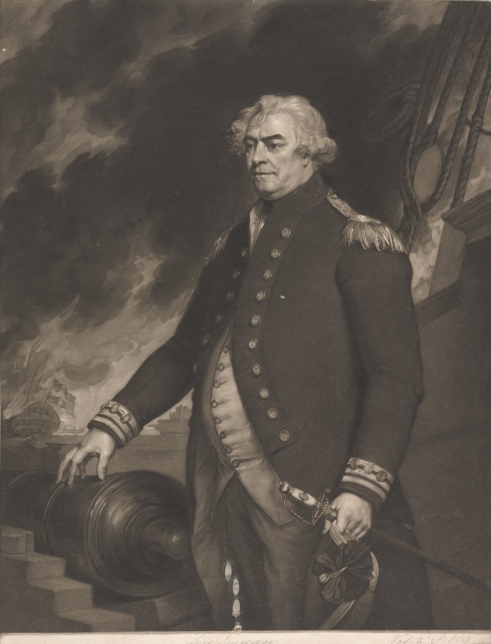 Wielce szanowny lord wicehrabia Duncan autorstwa Richard Earlom