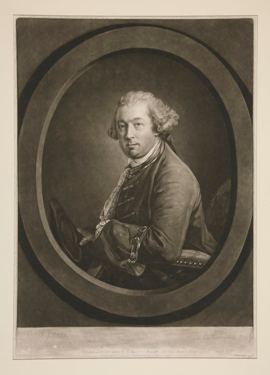 Thomas Pownall autorstwa Richard Earlom