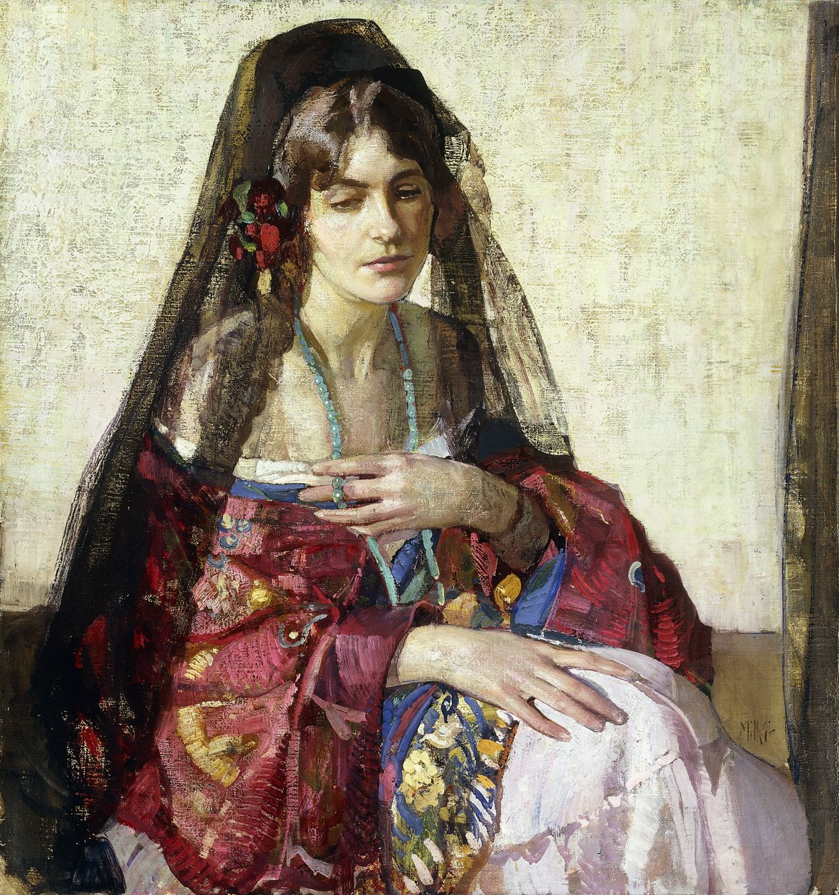 Czarna Mantyla autorstwa Richard Emil Miller