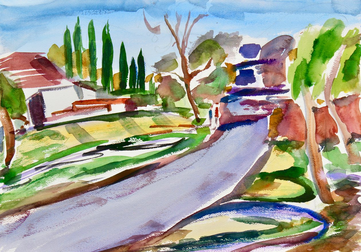 Tylna droga z cieniami, 2017 autorstwa Richard Fox