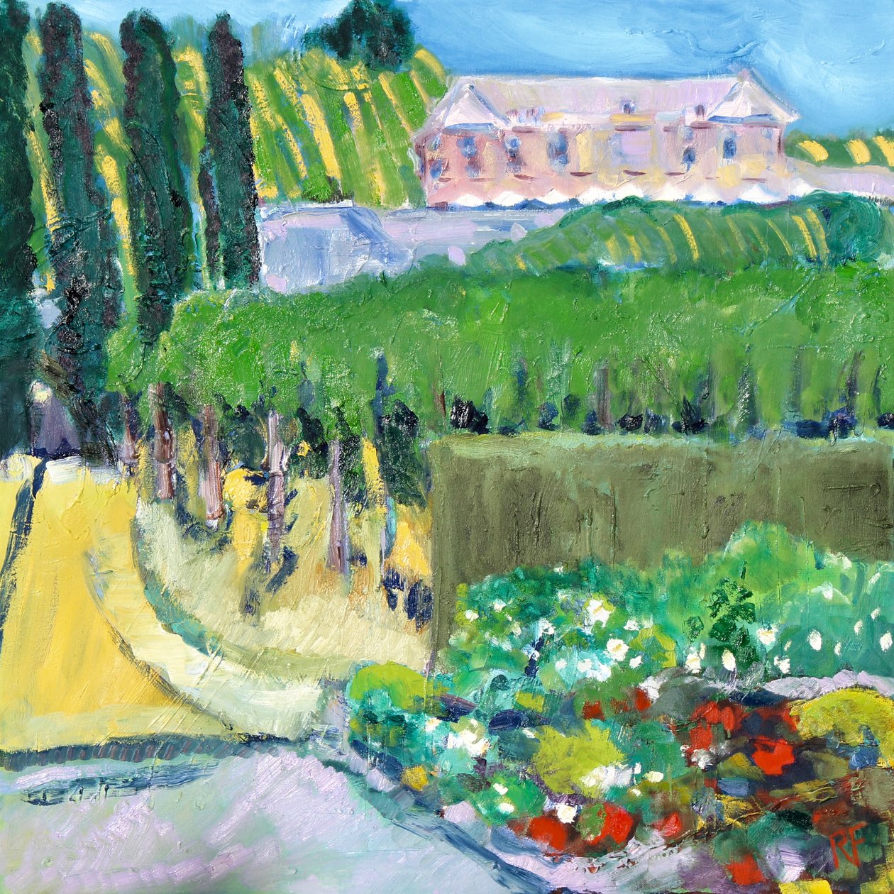 Zamek na wzgórzu, 2019 autorstwa Richard Fox