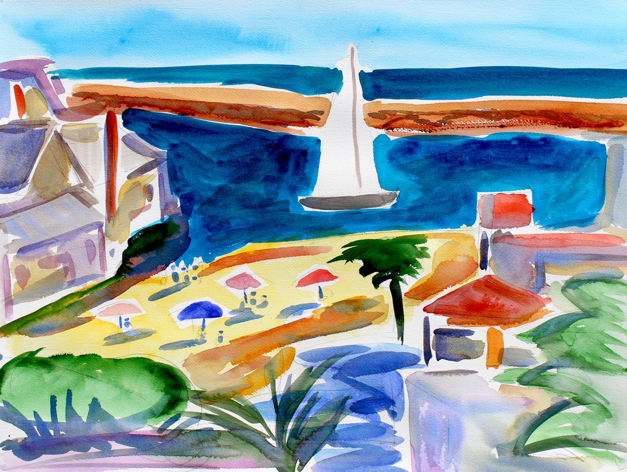Corona del Mar, Newport Beach, 2018 autorstwa Richard Fox