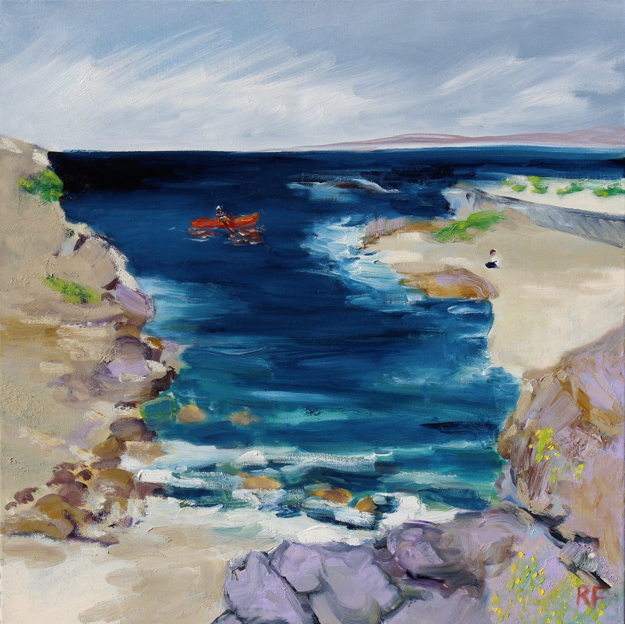 Kajakarz, Monterey Bay, 2019 autorstwa Richard Fox