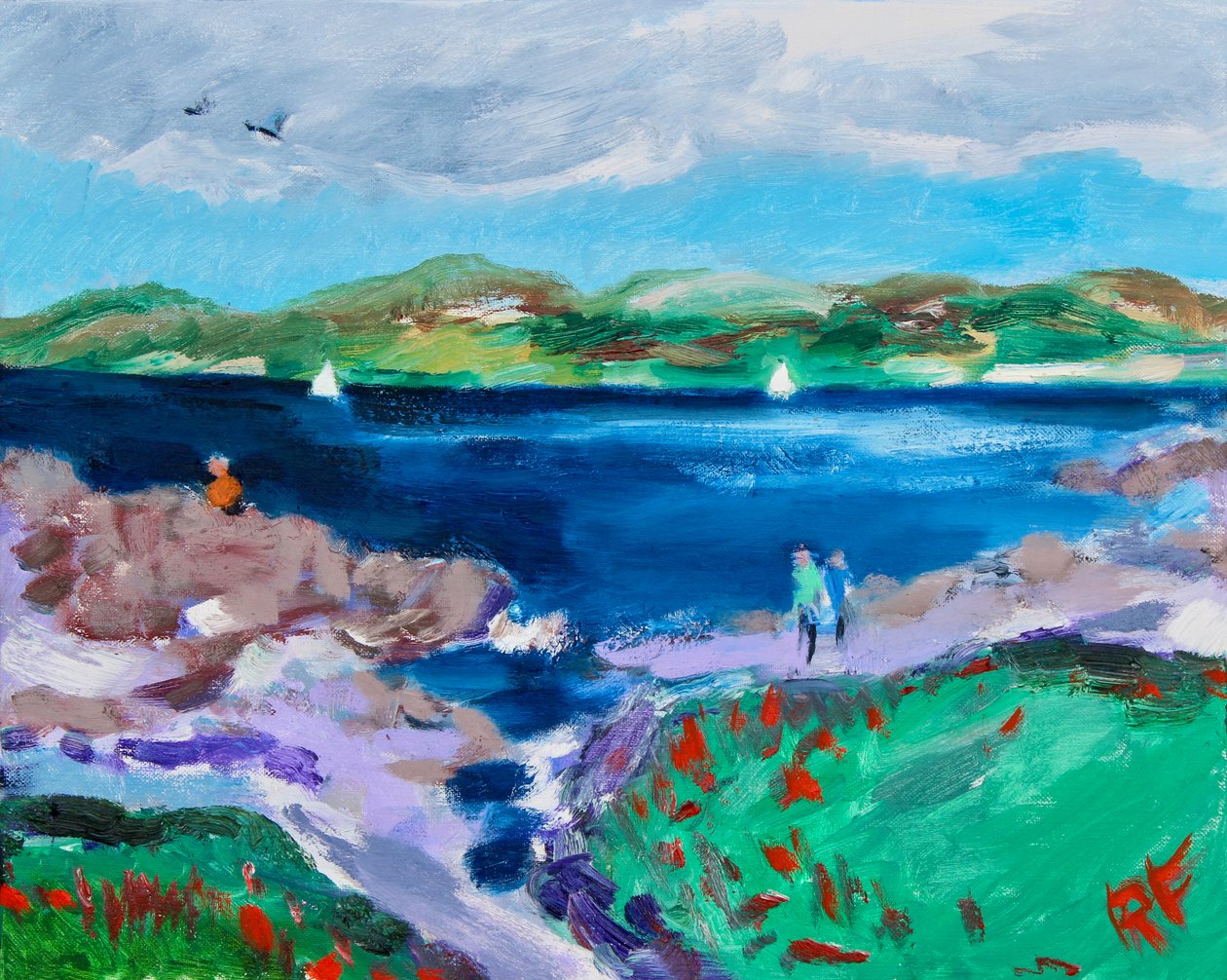 Późne popołudnie, Monterey, 2017 autorstwa Richard Fox