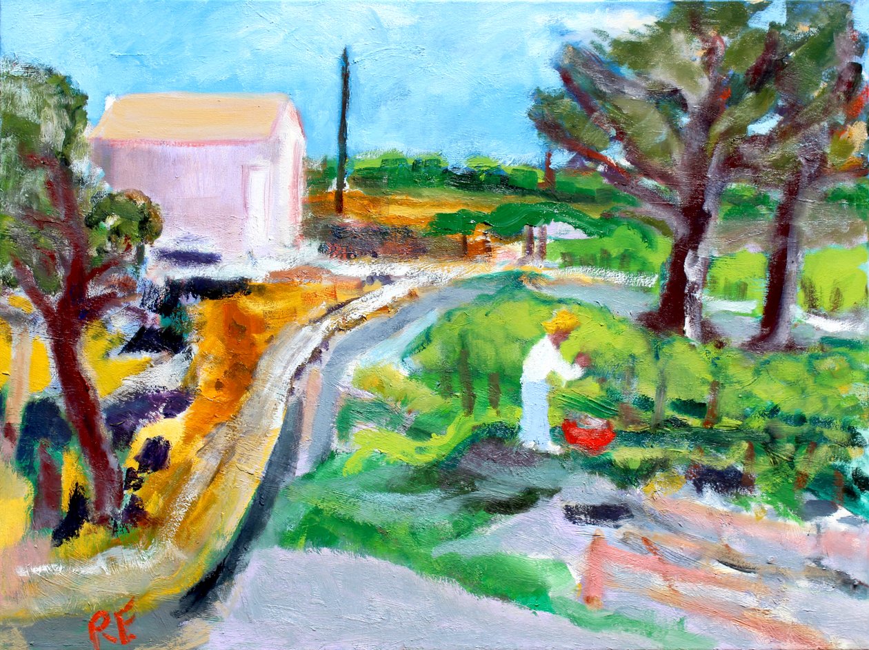 Pielęgnowanie winnicy, 2017 autorstwa Richard Fox