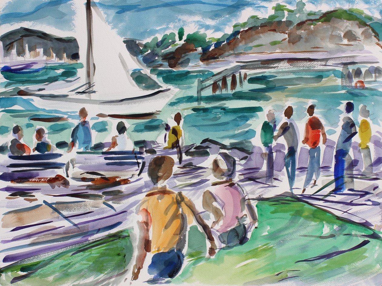 Promenada Tiburona, 2017 autorstwa Richard Fox